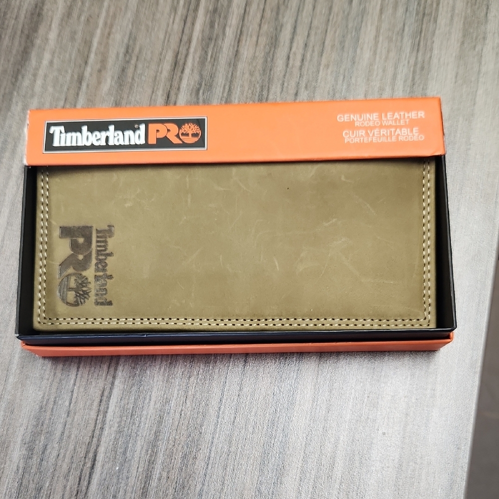 Timberland PRO Olive Leather Wallet